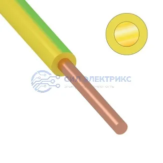 фото Провод ПуВ (ПВ-1) 6 мм² 200 м ж/з ГОСТ 31947-2012,ТУ 16-705. 501-2010