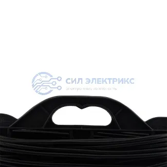 фото Удлинитель-шнур на рамке PROconnect ПВС 2х0.75, 40 м, б/з, 6 А, 1300 Вт, IP20, черный (Сделано в России)
