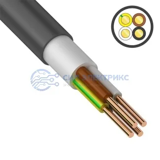 фото Кабель силовой медный ВВГнг(А)-LS 4x2,5 мм² 100 м, ГОСТ 31996-2012, ТУ 16.К71-310-2001