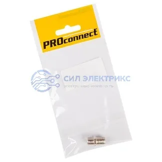 фото Переходник антенный, (гнездо F - гнездо F), бочка, (1шт.) (пакет) PROconnect