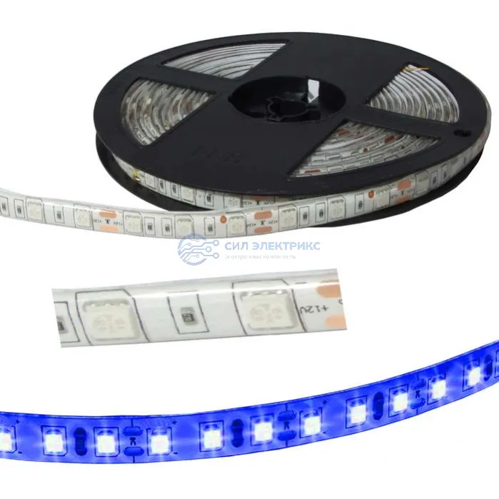 Светодиодная лента 5050 300LED IP65 12V BLUE фото Светодиодная лента 5050 300LED IP65 12V BLUE