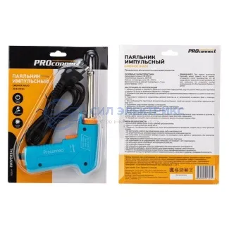 фото Паяльник-пистолет двухрежимный, серия Classic, 30/70Вт, 230В, блистер PROconnect