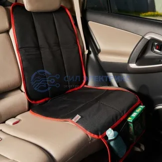 фото Накидка защитная под детское автокресло со спинкой и карманом