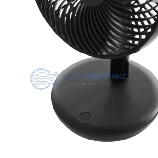 фото Вентилятор настольный USB, черный, 6 Вт