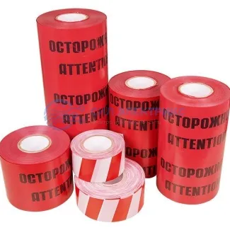 фото Лента сигнальная «Осторожно кабель» 300 мм х 100 м REXANT, цвет красный/черный
