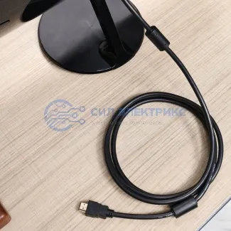 фото Шнур HDMI - DVI-D, 2м, gold, с фильтрами REXANT