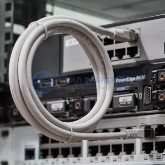 фото Шнур коммутационный, патч-корд F/UTP RJ45-RJ45, CAT 6, ZH нг(А)-HF, серый, 1,5м REXANT