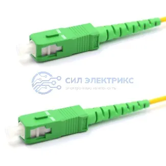 фото Патч-корд оптический соединительный (SM), 9/125 (OS2), SC/APC-SC/APC, (Simplex), LSZH, 2м REXANT