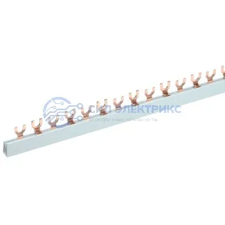 фото Шина соединительная типа FORK вилка 2Р 63 А 1 м (10 шт/уп) REXANT