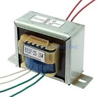 Трансформатор питания EI57*25 220v to 2x12v 15W фото Трансформатор питания EI57*25 220v to 2x12v 15W