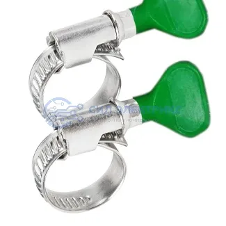 фото Хомут червячный 40-60-0,7 мм, с ключом W (упак. 25 шт) REXANT