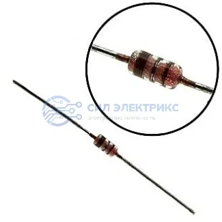 фото Диод низковольтный КД205Б, 3А, 200В, корпус DO-35