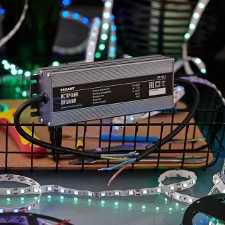 фото Источник питания AC 110-250V/DC 12V 12,5А 150W с проводами влагозащищенный (IP67)