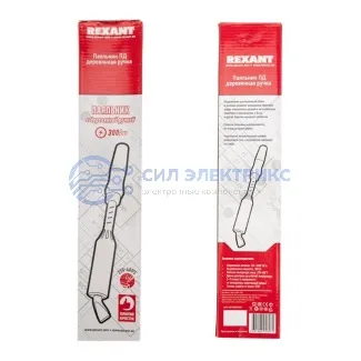 фото Паяльник высокомощный, серия ЭПСН, керам. тэн, 300Вт, 230В, с дерев. ручкой, коробка REXANT