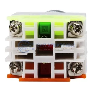 фото Выключатель-кнопка 10А ON-ON Фикс Ø22 красная Стоп REXANT