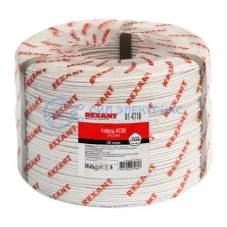 фото Кабель сигнальный КCПB 2х0,5мм, бухта 500м REXANT