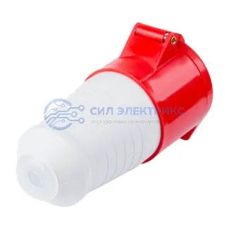 фото Розетка силовая Розетка 225 переносная 3Р+РЕ+N 32А 380В IP44 REXANT