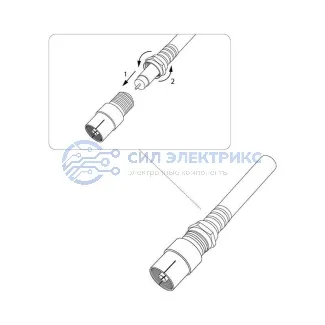 фото Переходник гнездо F-гнездо TV REXANT