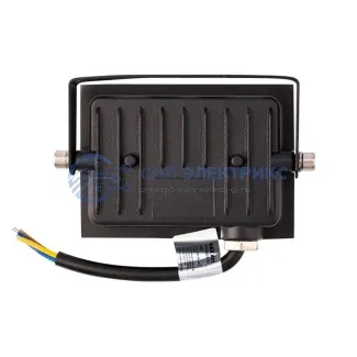 фото Прожектор светодиодный СДО 20Вт 1600Лм 4000K нейтральный свет, черный корпус