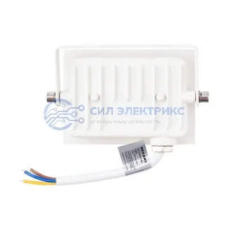 фото Прожектор светодиодный СДО 20Вт 1600Лм 2700K теплый свет, белый корпус