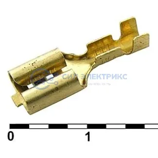 фото Клемма ножевая неизолированная DJ622-D6.3A