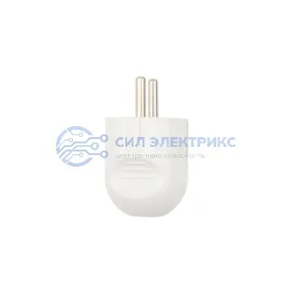 фото Вилка прямая с/з белая 16 А PROCONNECT