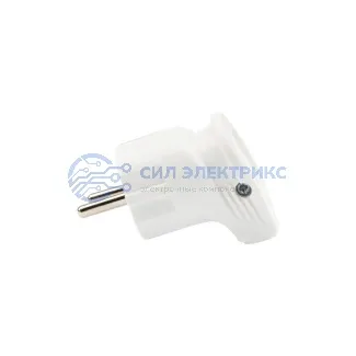 фото Вилка угловая с/з PROconnect, 16А, белая