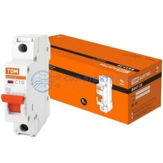 фото Автоматический выключатель ВА47-29 1P 10A, 4.5 kA, характеристика C