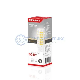фото Лампа светодиодная капсульного типа JD-CORN G9 230В 5Вт 2700K теплый свет (поликарбонат) REXANT