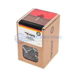 фото Саморез кровельный 4,8х29, окрашенный RAL 3005, короб (250 шт/уп) KRANZ