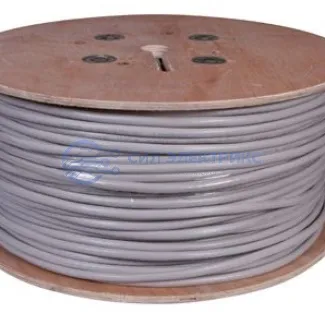 фото Кабель витая пара U/UTP, CAT 5, PVC, 25PR, 24AWG, INDOOR, SOLID, серый, 305м, REXANT
