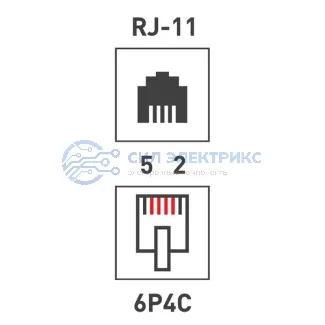 фото Rexant Переходник телефонный, (гнездо 6Р-4С (RJ-11) - гнездо 6Р-4С (RJ-11))
