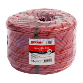 фото Кабель сигнальный KСВВнг(А)-LS 2х0,5мм, бухта 500м REXANT