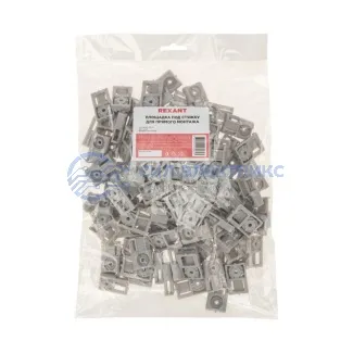 фото Площадка под стяжку для прямого монтажа, серая (100 шт/уп) REXANT