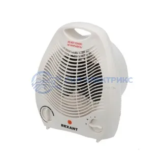 фото Тепловентилятор электрический 2000Вт, 220В, белый REXANT