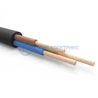 фото Кабель силовой гибкий КГтп-ХЛ 3х2,5 мм², длина 50 метров, ГОСТ REXANT