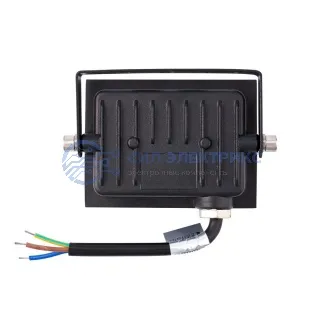 фото Прожектор светодиодный СДО 10Вт 800Лм 4000K нейтральный свет, черный корпус