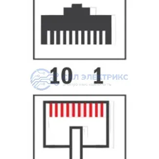 фото Разъем UTP, RJ-50 (10P10C) CAT 3 REXANT