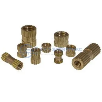 фото Втулка резьбовая закладная с отверстием M3, L=15мм