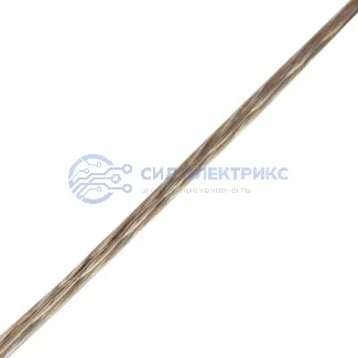 фото Трос стальной в ПВХ оплетке d=2,0 мм, прозрачный (бухта 200 м) REXANT