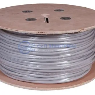 фото Кабель витая пара U/UTP, CAT 5е, PVC, 16PR, 24AWG, INDOOR, SOLID, серый, 305м, РФ REXANT