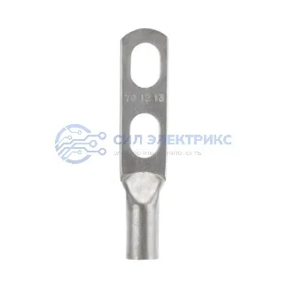 фото Наконечник кабельный медный луженый ТМЛ-2 70-(12х2)-13 (в упак. 25 шт.) REXANT