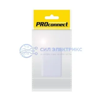 фото Рoзетка телефонная внешняя, 1 порт UTP RJ-14(6P4C), CAT 3, пакет, 1шт. PROconnect