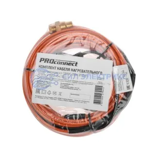 фото Кабель греющий саморегулирующийся 10 ККНС 2ЛПп-ЭЛ 65/85, в трубу, 15м/150Вт PROconnect