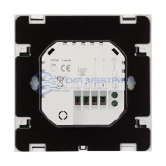 фото Терморегулятор R100W с автоматическим программированием и сенсорными кнопками белый REXANT
