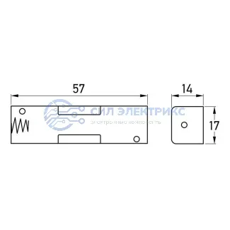 фото Отсек батарейный BH311 1xAA (на плату) 1 шт.