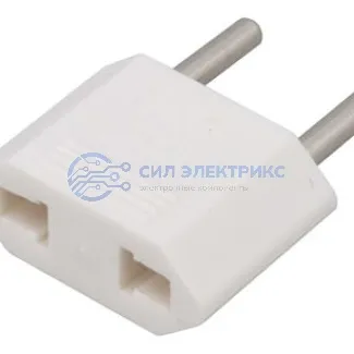 фото Сетевой переходник плоский «Тефаль» (белый) REXANT