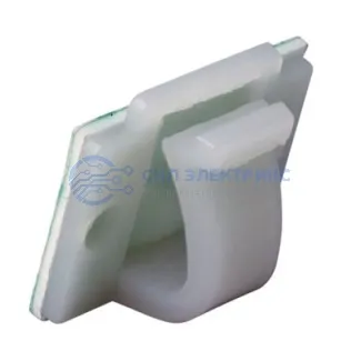 фото Площадка самоклеящаяся c клипсой под шлейф REXANT (ПКШ) 20х14 мм, упаковка 100 шт.