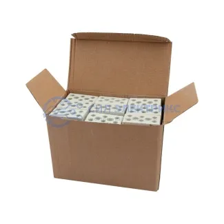 фото Клемма керамическая винтовая КВ 16 мм² 3 пары контактов с крепежным отверстием REXANT (45 шт./уп.)