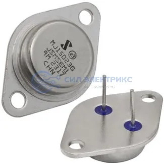 фото Транзистор биполярный MJ15023, ток коллекторный 15 А, напряжение коллектор-эмиттер 250 В, мощность 250 Вт